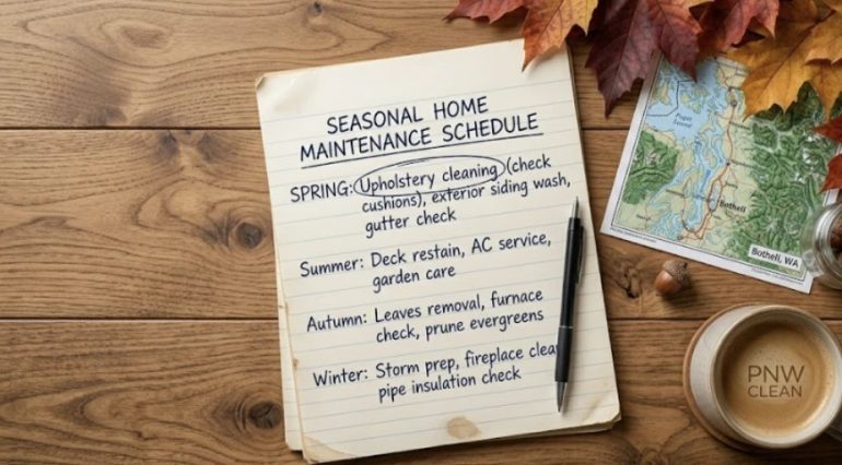 Pacific Northwest Home Maintenance Trends: Upholstery Care in Bothell WA